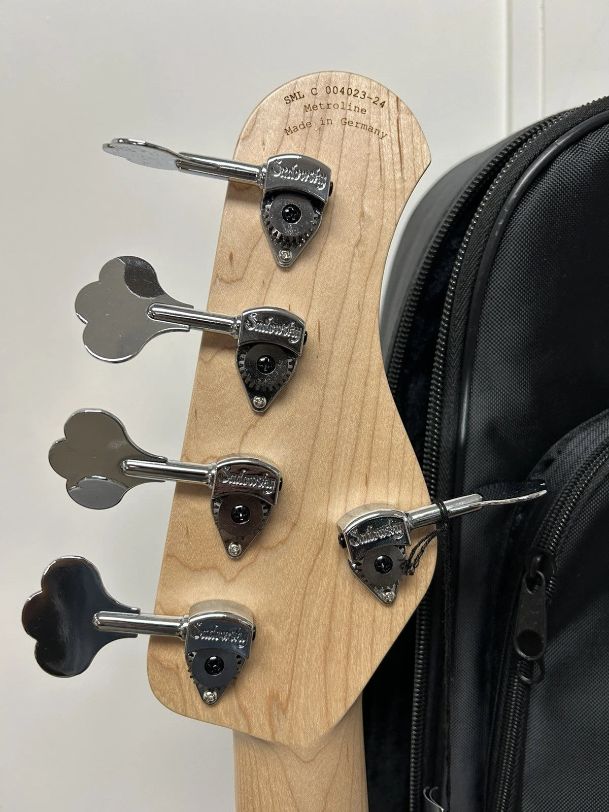 Sadowsky MetroLine 21-Fret Vintage P/J Bass 5 String Left Handed - Almond Sunburst Transparent Satin