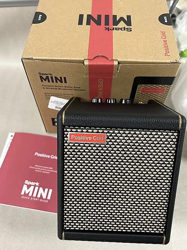 Positive Grid Spark MINI Portable Digital Modeling Guitar Practice Amp - Black