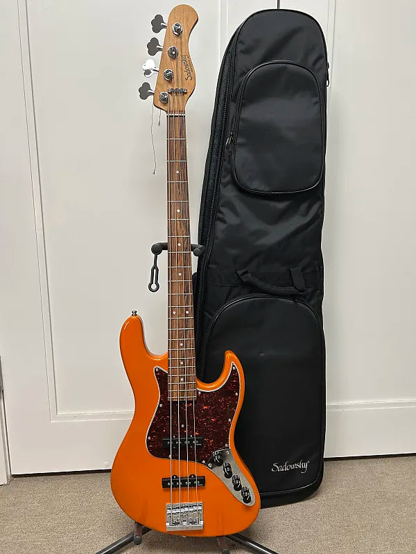 Sadowsky MetroExpress Vintage J/J 4 String Bass w/Morado Fingerboard - Candy Apple Orange