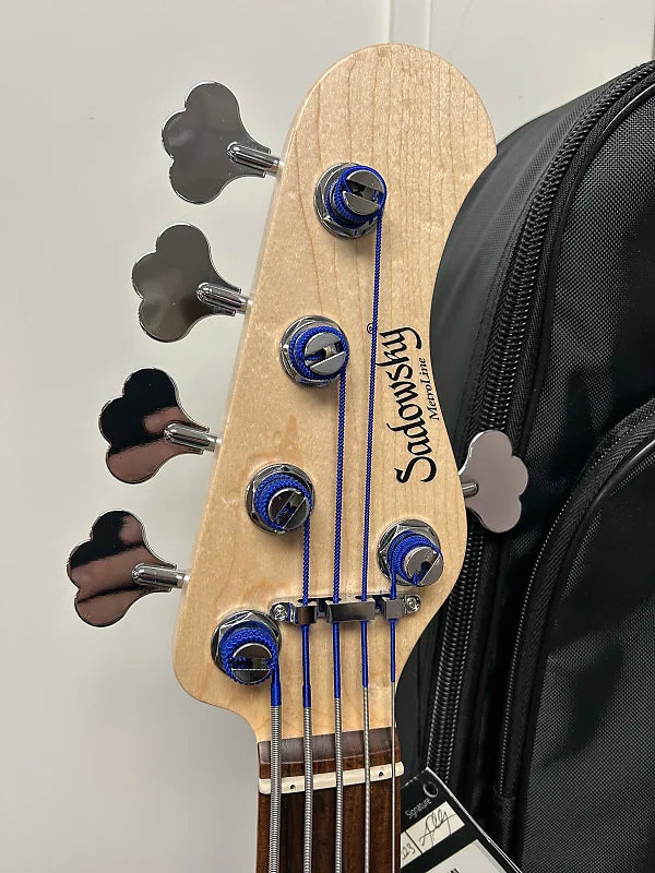 Sadowsky Metroline 21-Fret Vintage J/J 5 String Bass - Olympic White