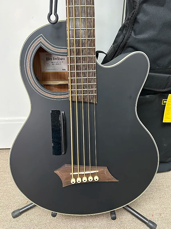 Warwick Alien Standard 5 String Acoustic Electric Bass - Black