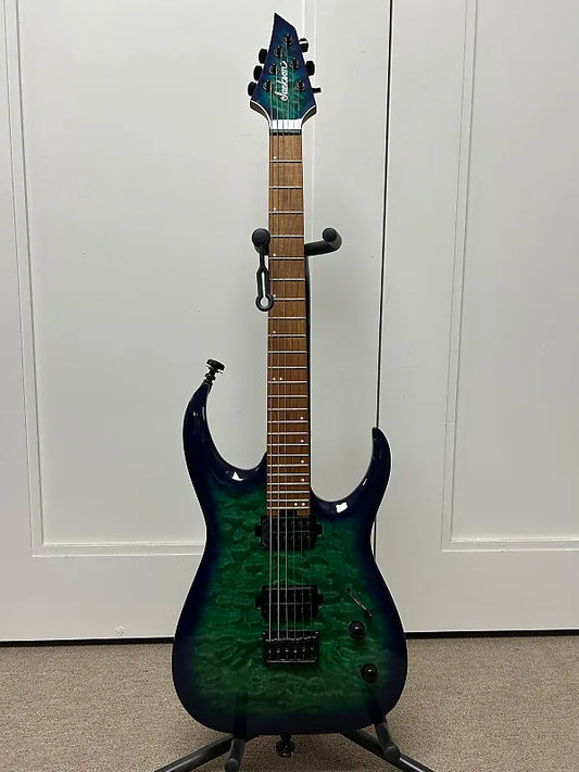 Jackson Pro Series Misha Mansoor Signature Juggernaut HT6QM Electric Guitar - Chlorine Burst