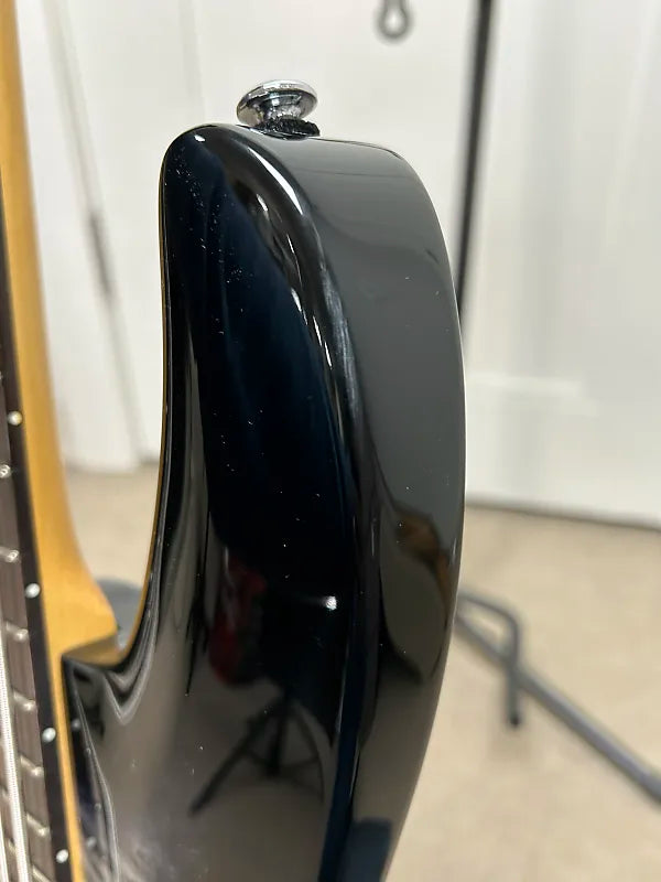 Schecter C-5 Plus Five String Bass Guitar Left Handed - Charcoal Burst