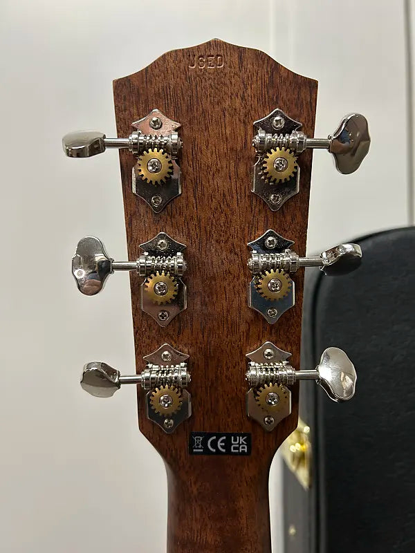 Fender Paramount PS-220E All Mahogany Parlor Acoustic Guitar w/Electronics - Aged Cognac Burst