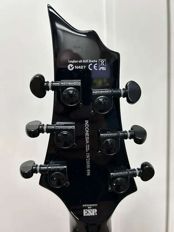 ESP LTD H-1001 FR Electric Guitar - Black Natural Burst