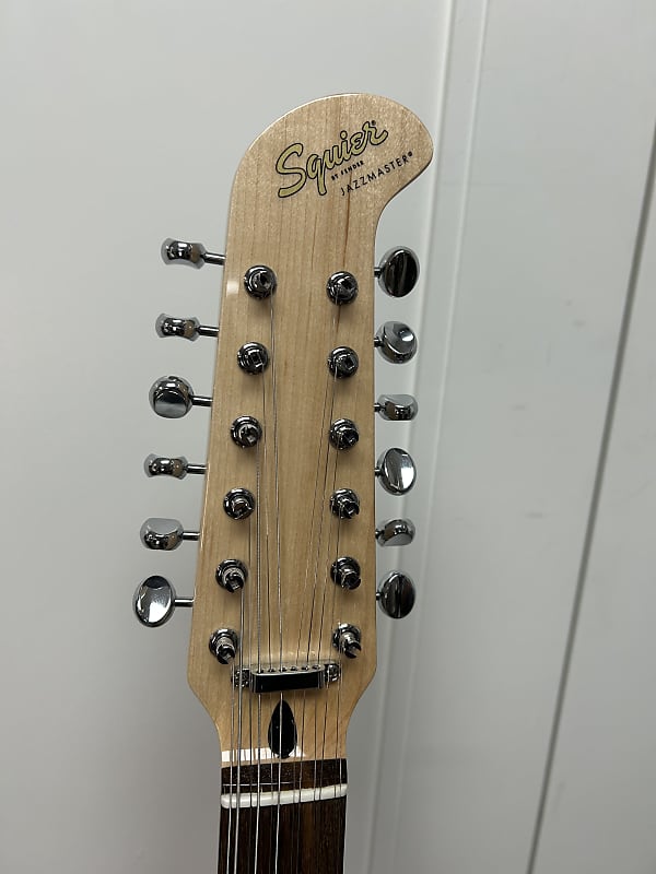 Squier Limited Edition Paranormal Jazzmaster XII 12 String Electric Guitar - Fiesta Red