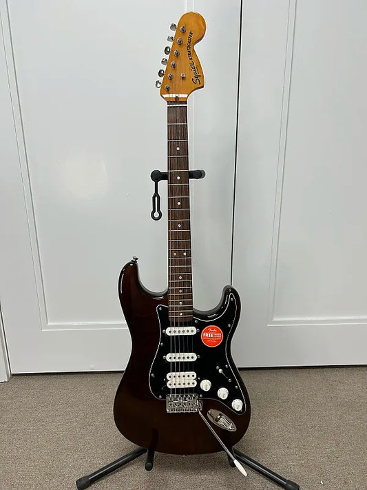 Squier Classic Vibe '70s Stratocaster HSS Electric Guitar - Walnut