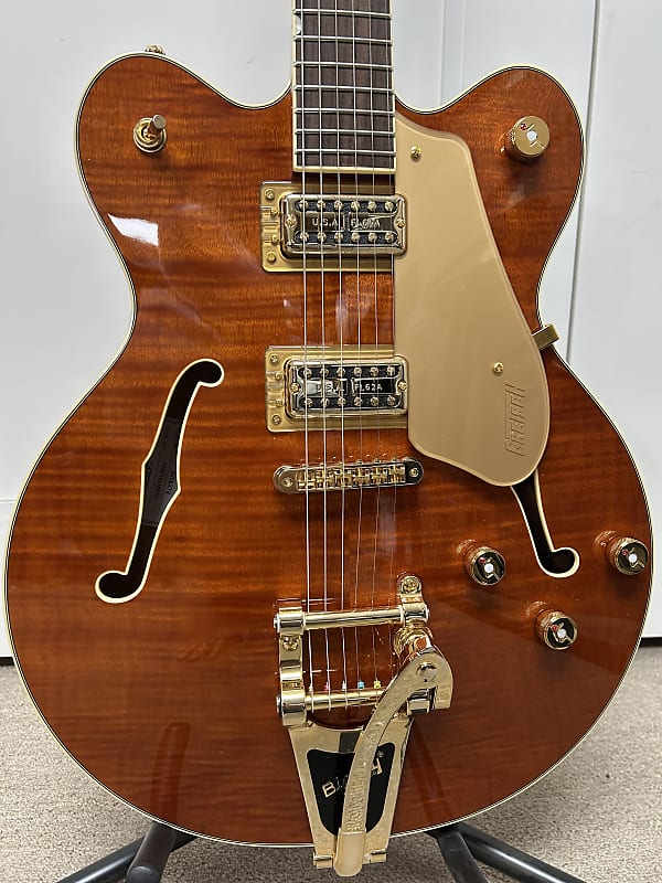 Gretsch Limited Edition Electromatic Broadkaster Semi Hollow Body Electric Guitar Roundup Orange