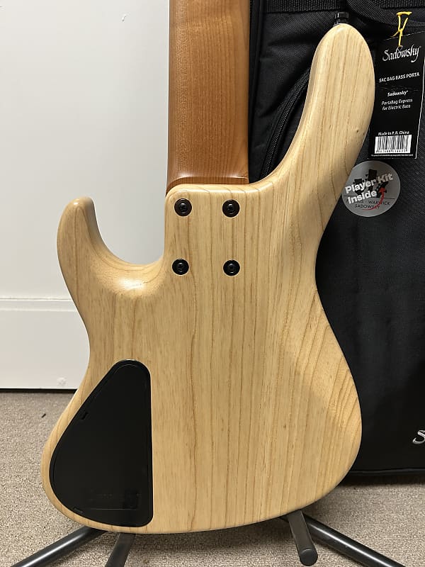 Sadowsky Metroline 24 Fret Modern 2025 Limited Edition 5 String Bass Guitar - Natural Transparent Satin