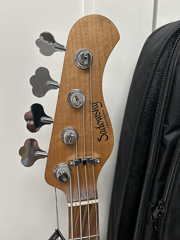 Sadowsky MetroExpress Vintage J/J 4 String Bass w/Morado Fingerboard - Champagne Metallic