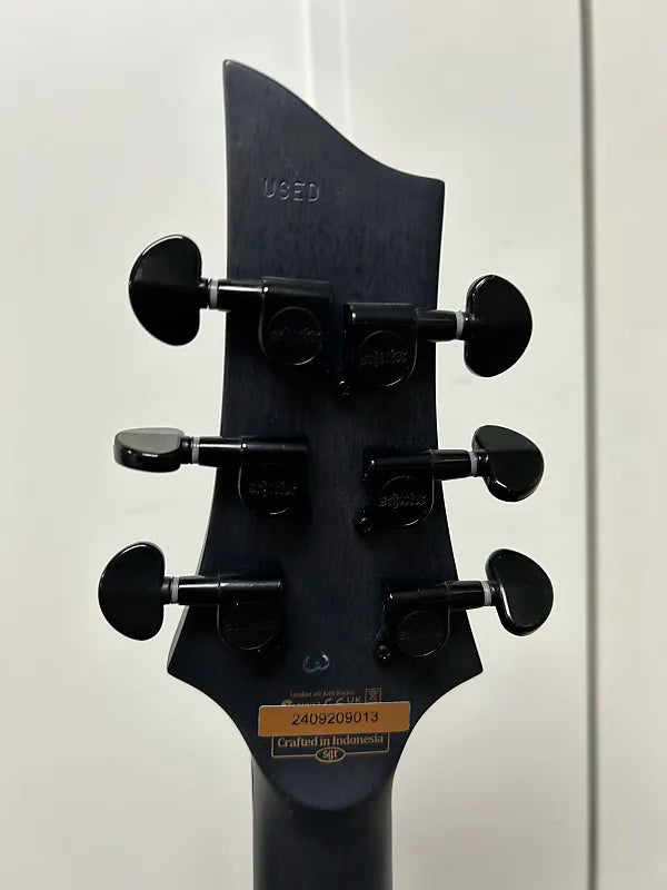 Schecter Omen Elite-6 FR Electric Guitar - See-Thru Blue Burst