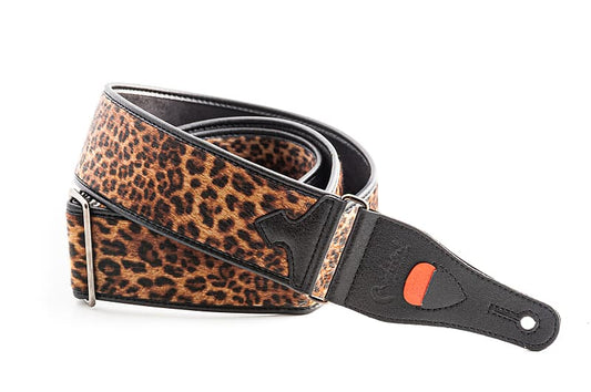 Right On Straps Talisman Leopard Vegan High Quality Guitar Strap