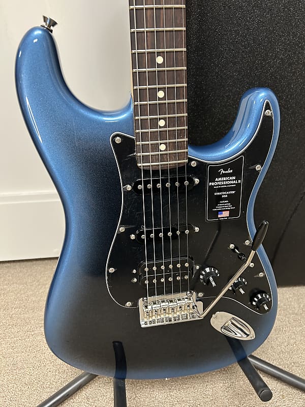 Fender American Professional II Stratocaster HSS Rosewood Fretboard Electric Guitar- Dark Night