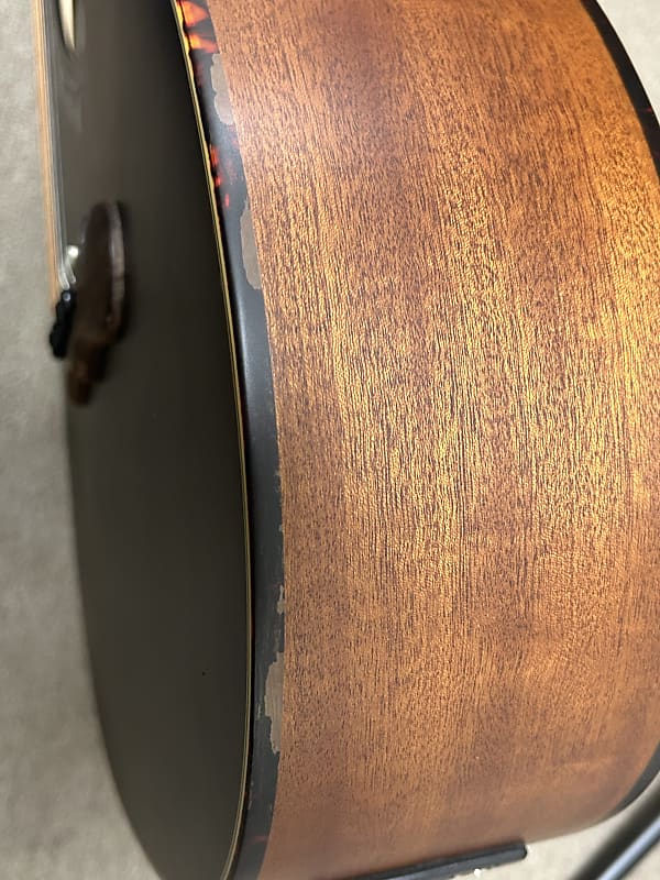 Zemaitis CAF-80H-DBK Acoustic Guitar w/Electronics - Black