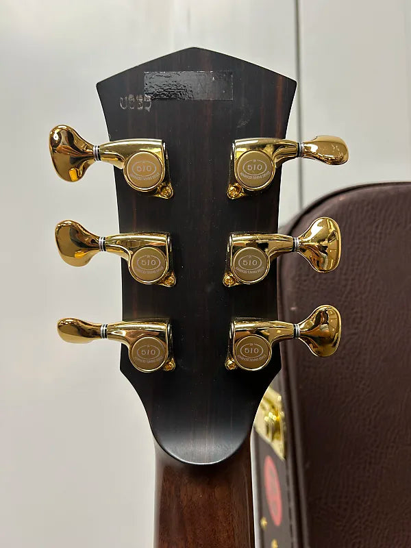 Cort Masterpiece Series Modern Black Venetian Cutaway Acoustic Guitar w/Electronics