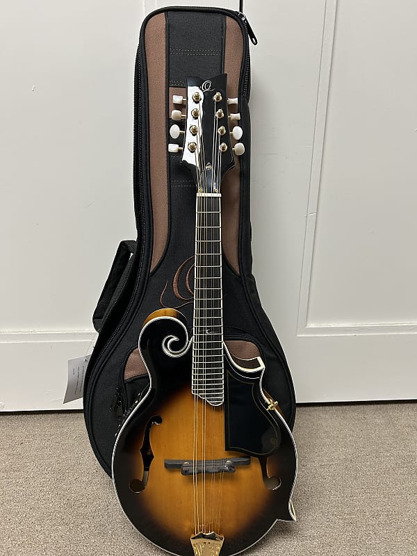 Ortega RMFE90TS F-Style Mandolin with Electronics - Tobacco Sunburst