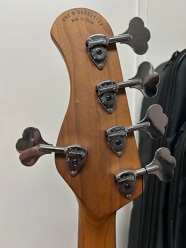 Sadowsky MetroExpress Hybrid P/J Bass 5-String FRETLESS with Pau Ferro Fretboard - Solid Black