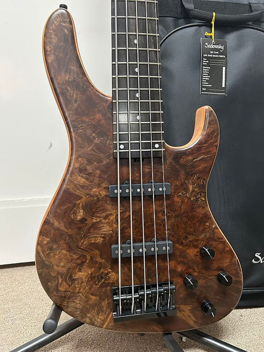 Sadowsky Metroline 2021 Special Edition 5 String 24-Fret Modern Bass - Natural Transparent Satin