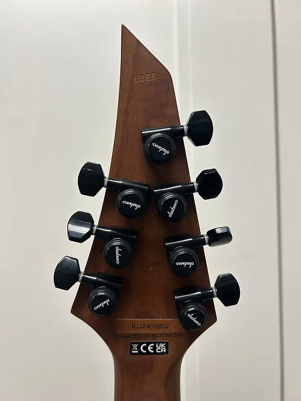 Jackson Pro Series Misha Mansoor Signature Juggernaut ET7 Seven String Guitar - Gulf Blue