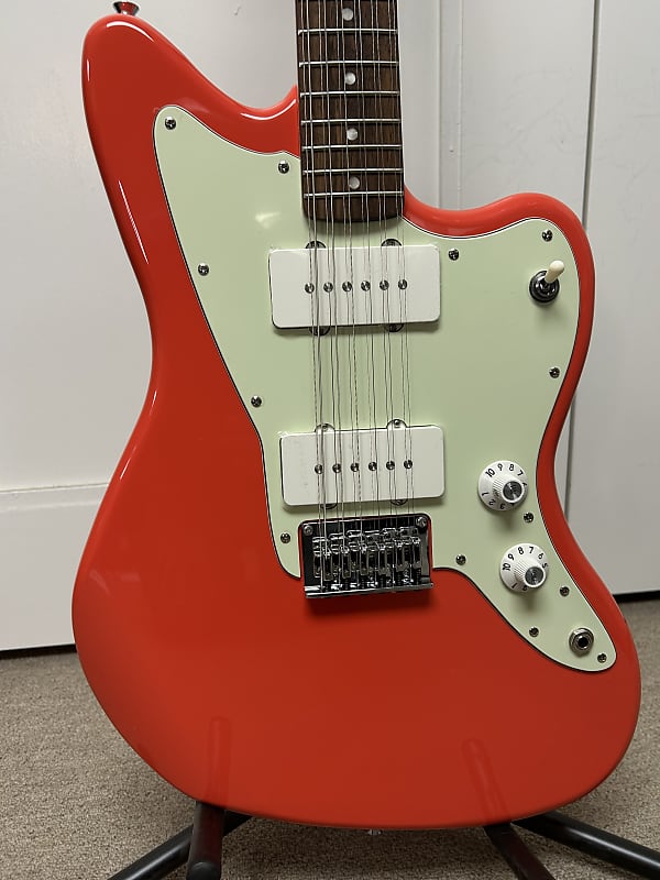 Squier Limited Edition Paranormal Jazzmaster XII 12 String Electric Guitar - Fiesta Red