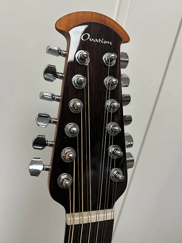 Ovation CE4412 Celebrity Elite 12-String Acoustic Guitar w/Electronics - Black
