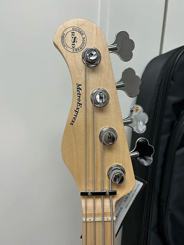 Sadowsky MetroExpress Vintage 4 String J/J Bass Left Handed - Solid Black