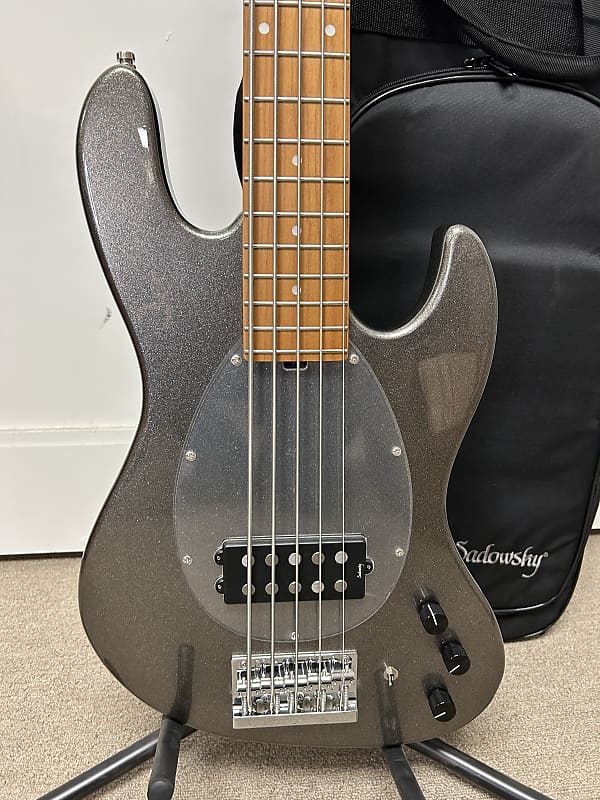 Sadowsky MetroExpress 21-Fret 5 String Vintage M Bass - Silver Metallic