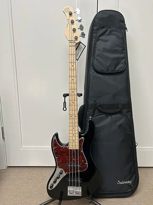 Sadowsky MetroExpress Vintage 4 String J/J Bass Left Handed - Solid Black