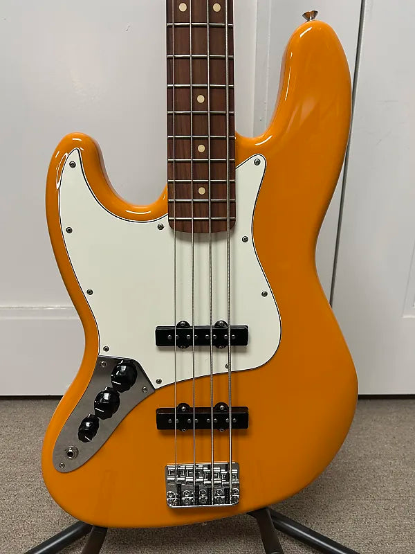 Fender Player Jazz Bass Left-Handed with Pau Ferro Fretboard - Capri Orange