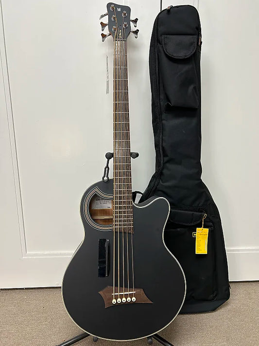 Warwick Alien Standard 5 String Acoustic Electric Bass - Black