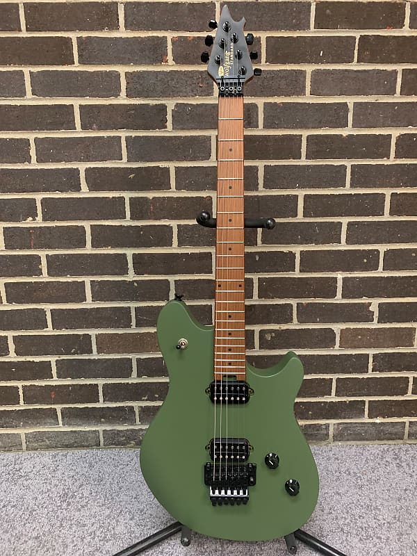 EVH Wolfgang WG Standard with Baked Maple Neck Electric Guitar Matte Army Drab