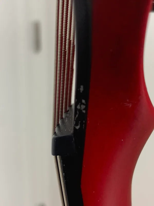 Schecter C-5 GT Five String Bass Guitar - Satin Trans Red