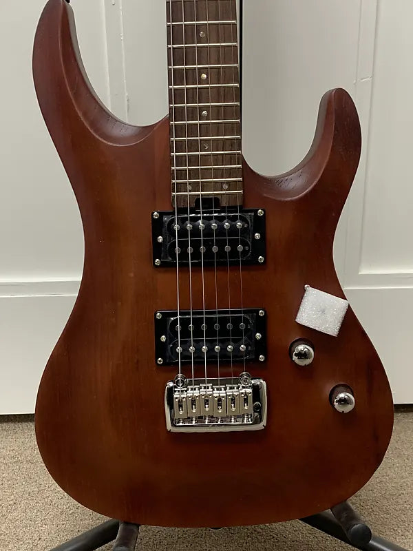 Aria Pro II Mac Deluxe Electric Guitar- Brown - Demo Model