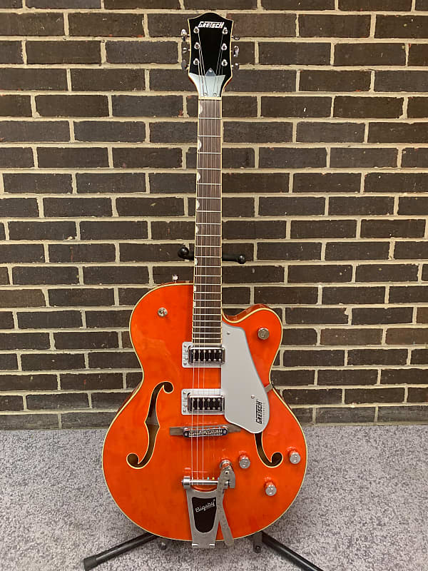 Gretsch G5420T Electromatic Hollow Body Single Cutaway Guitar with Bigsby - Orange Stain