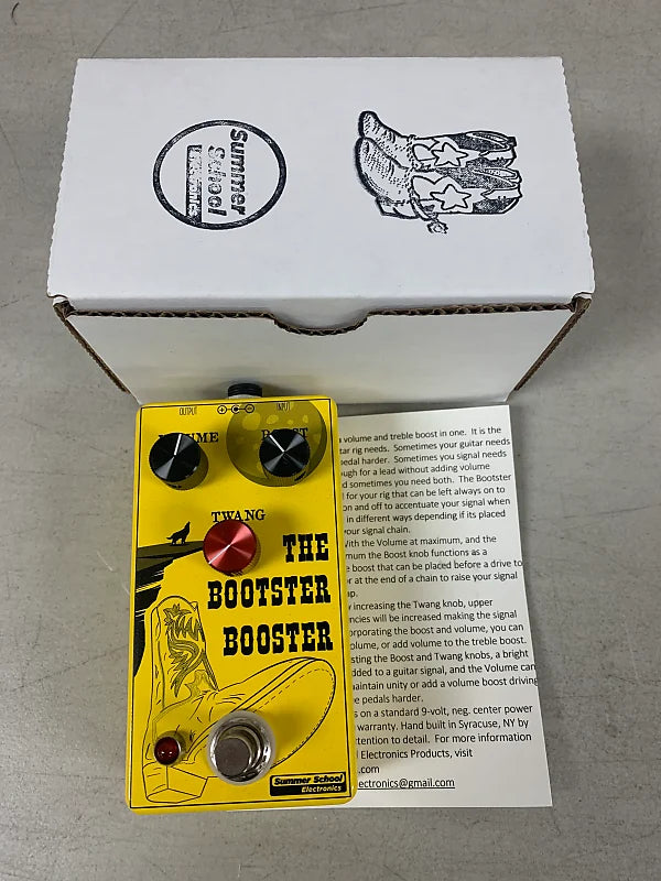 Summer School Electronics The Bootster Boost Pedal
