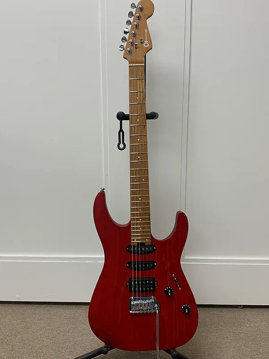 Charvel Pro Mod PM DK24 HSS 2PT CM Electric Guitar Red Ash