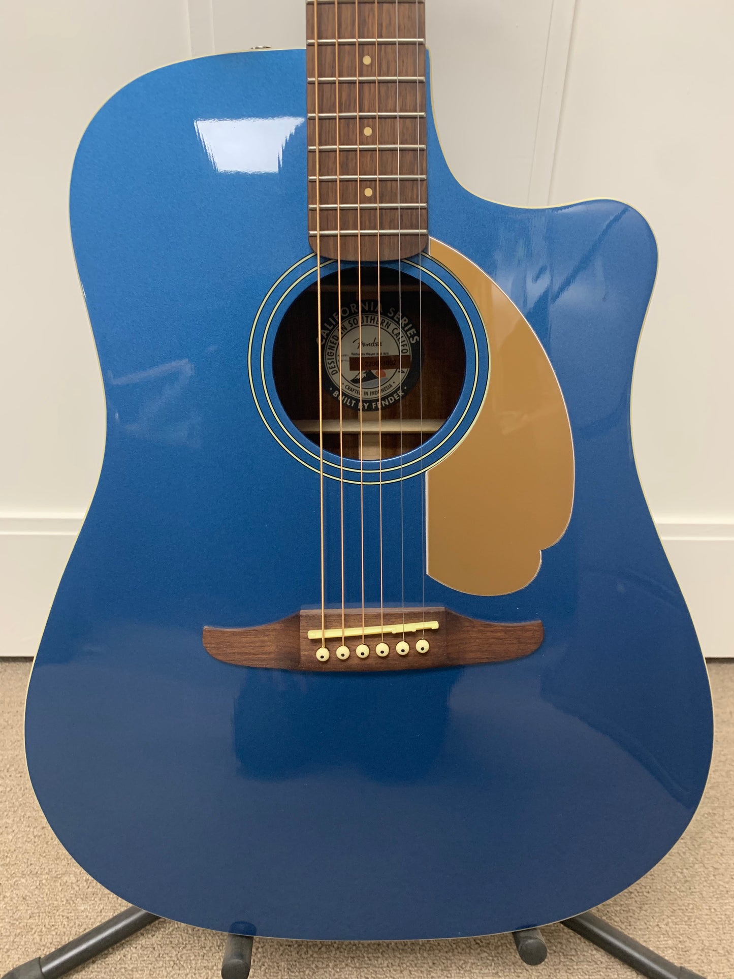 Fender California Series Redondo Player Acoustic Electric Guitar - Belmont Blue