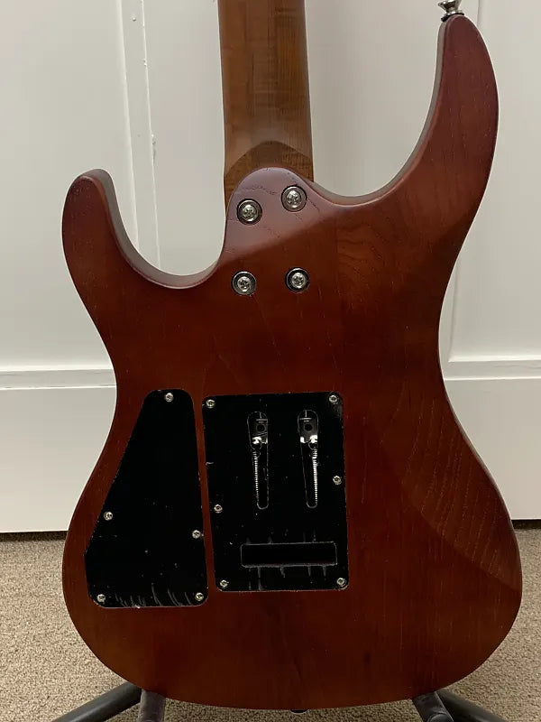 Aria Pro II Mac Deluxe Electric Guitar- Brown - Demo Model