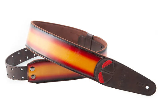 Right On Straps Mojo Sunburst Vegan High Quality Guitar Strap